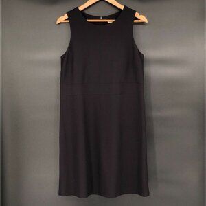 Vintage Boston Proper Women's Sleeveless Shift Dress M Black Little Black Dress